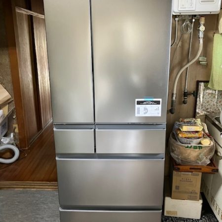 冷蔵庫の納品