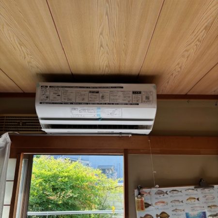 エアコンの設置