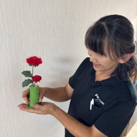 可愛いお花頂きました
