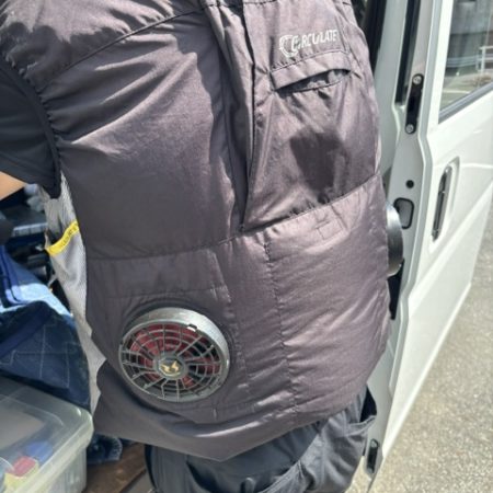 今年も空調服の出番がやって来ました❗️